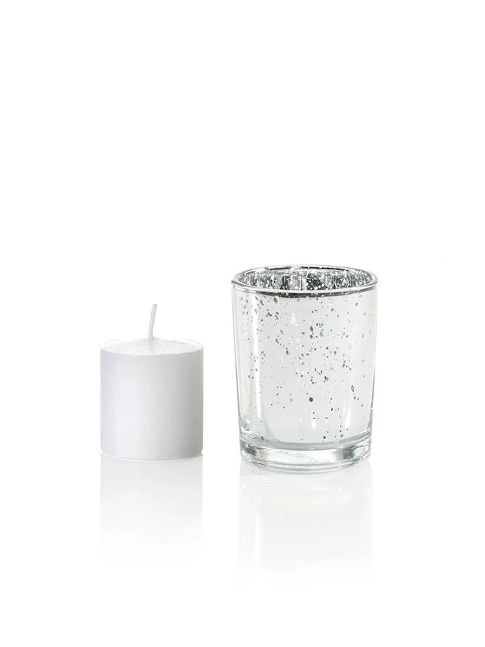 10 Hour Votive Candles And Metallic Candle Holders - Image 2