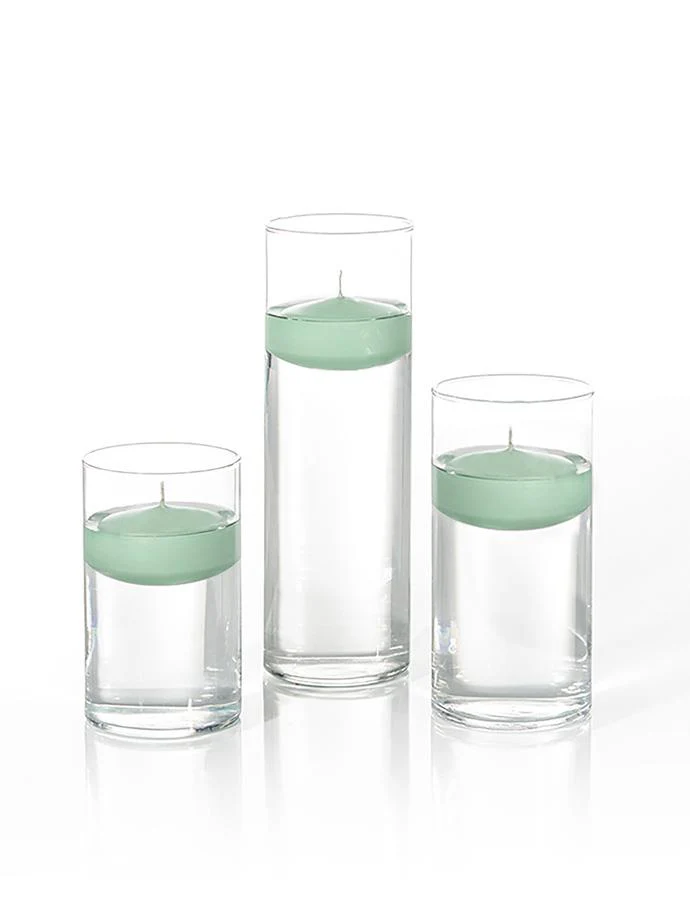 12 Floating Candles and Cylinder Vases - Image 55