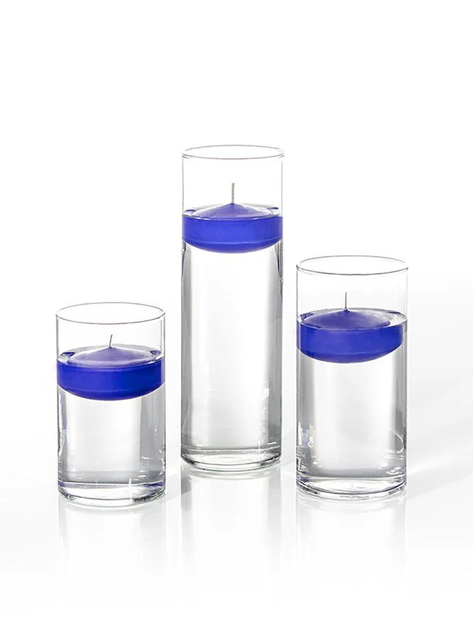 12 Floating Candles and Cylinder Vases - Image 66