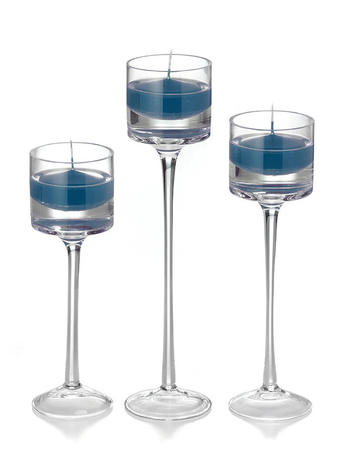 18 Floating Candles and 18 Monet Stem Holders - Image 37