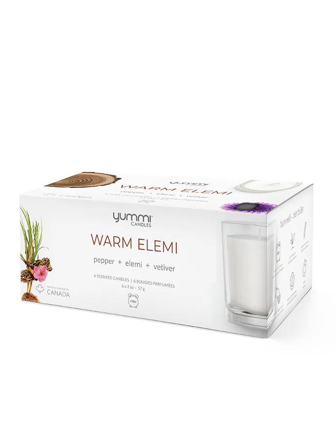 2oz Warm Elemi Scented Jar Candles