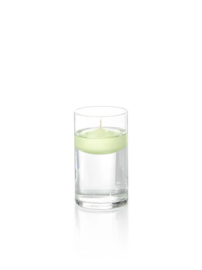 3" Floating Candles and 6" Cylinder Vases - Image 17
