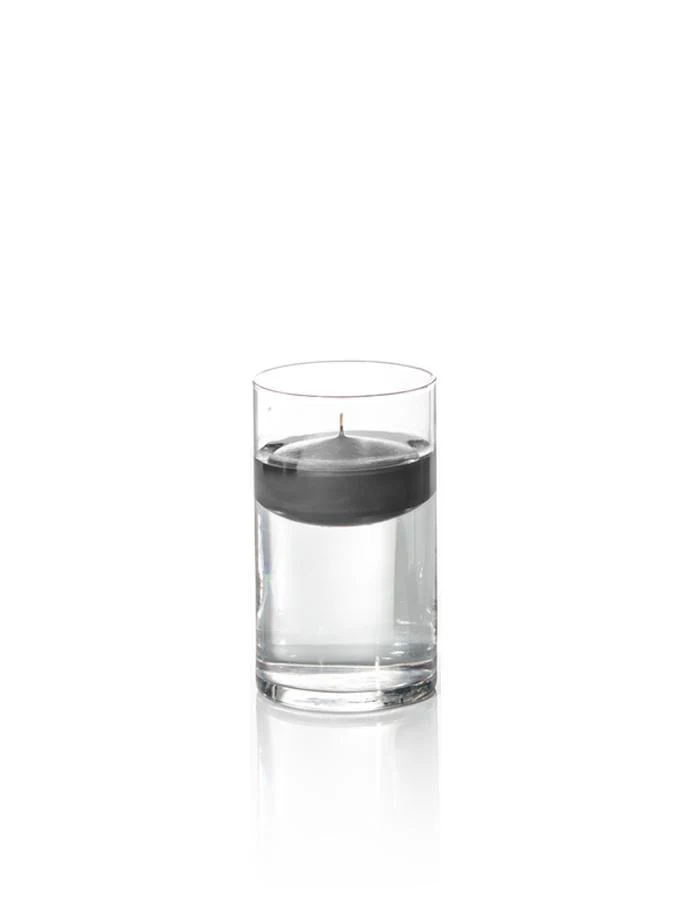 3" Floating Candles and 6" Cylinder Vases - Image 35