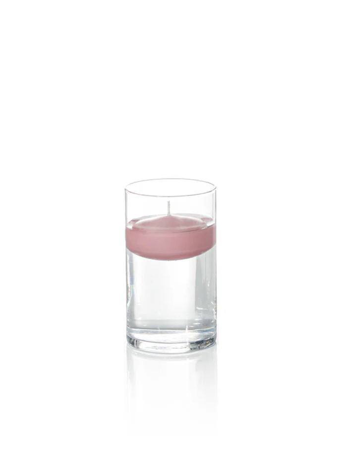 3" Floating Candles and 6" Cylinder Vases - Image 45