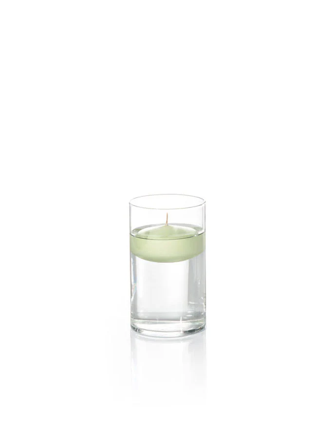3" Floating Candles and 6" Cylinder Vases - Image 51