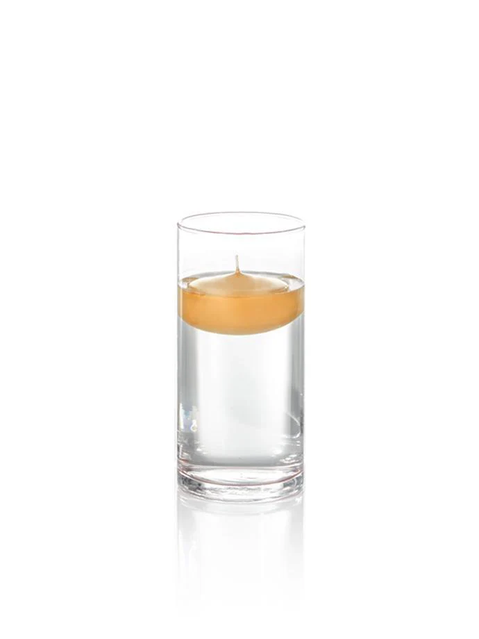 3" Floating Candles and 7.5" Cylinder Vases - Image 16