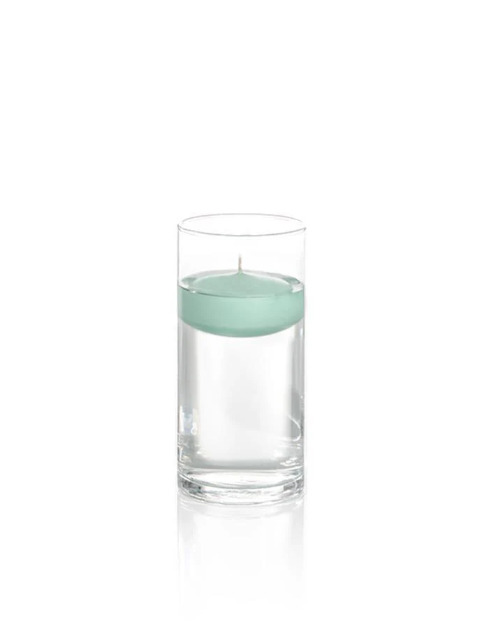 3" Floating Candles and 7.5" Cylinder Vases - Image 18