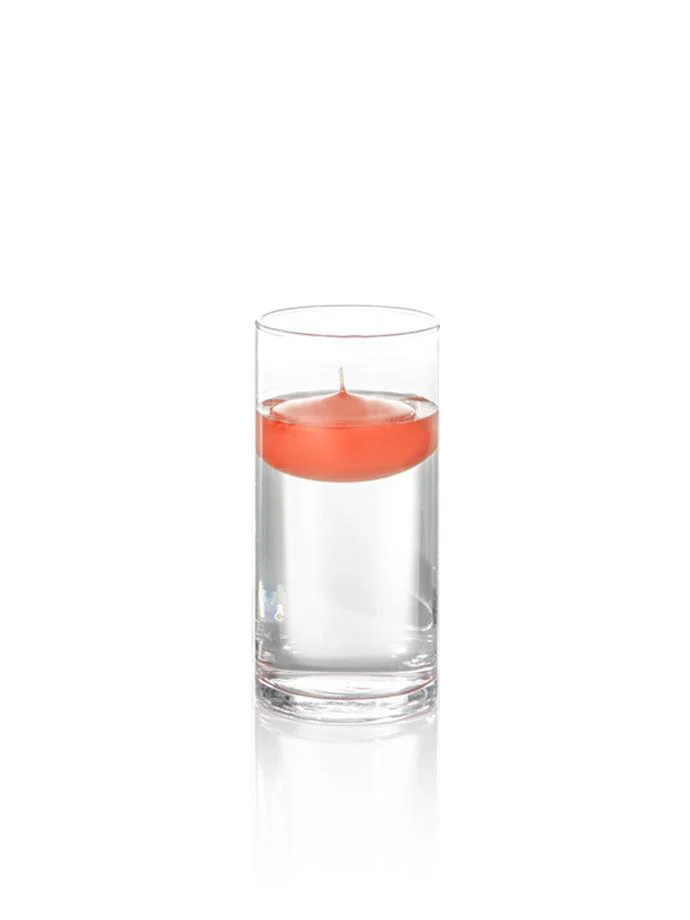 3" Floating Candles and 7.5" Cylinder Vases - Image 29