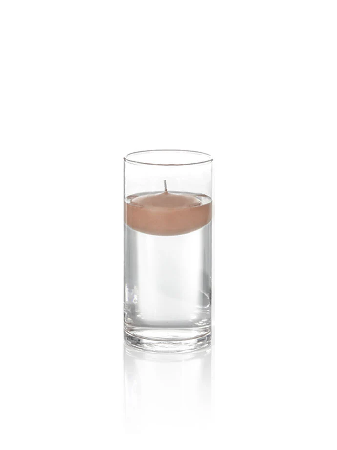 3" Floating Candles and 7.5" Cylinder Vases - Image 55