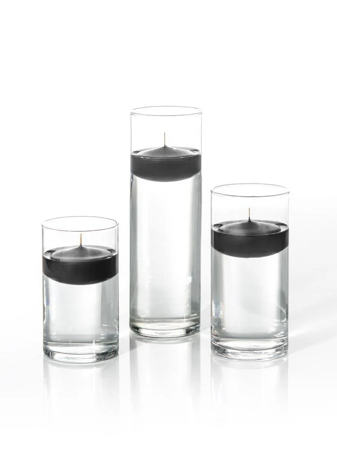 18 Floating Candles and Cylinder Vases - Image 29