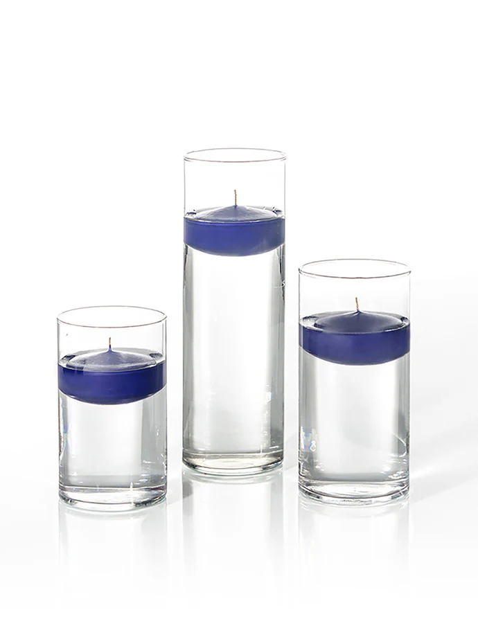 18 Floating Candles and Cylinder Vases - Image 51