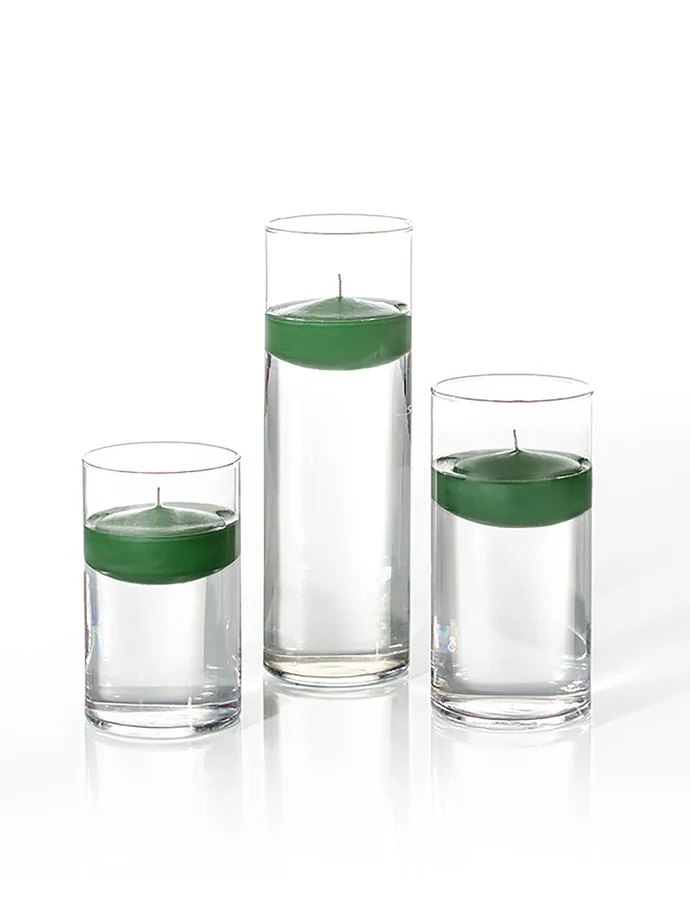 18 Floating Candles and Cylinder Vases - Image 57