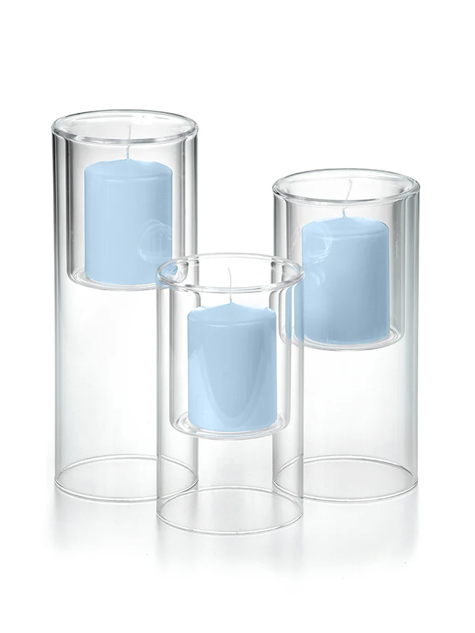 3 Pillar Candles & 3 Ethereal Cylinders - Image 4
