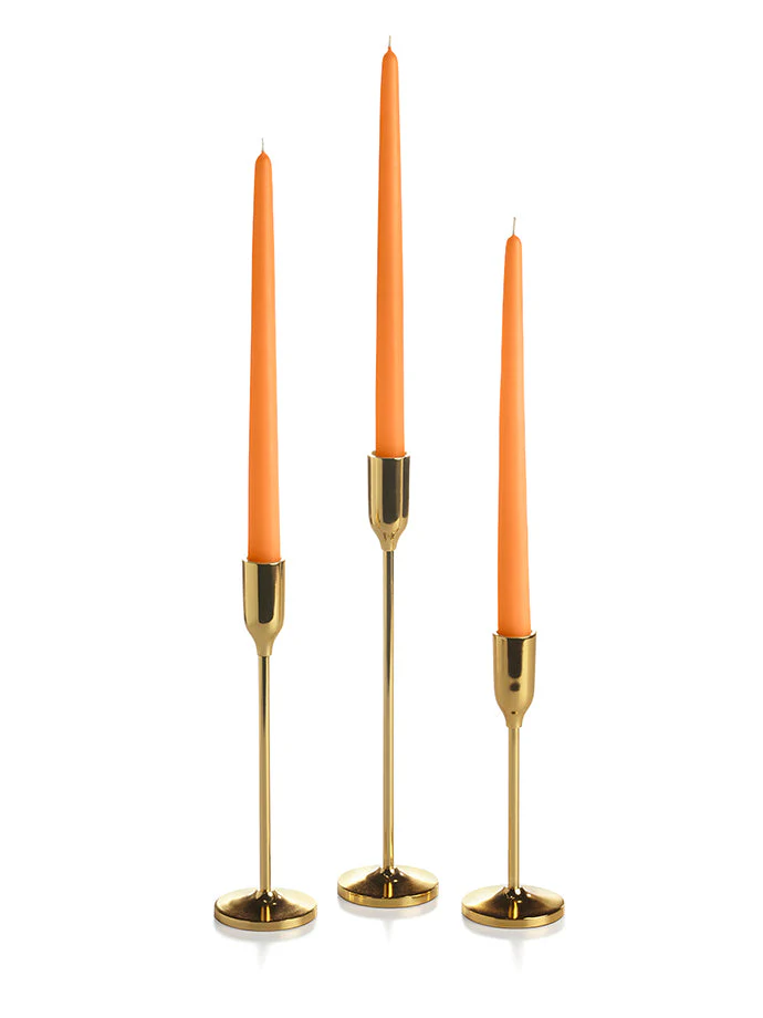 36 Taper Candles and 36 Gold Virtu Candlesticks - Image 13