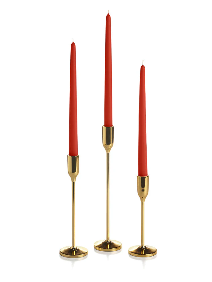 36 Taper Candles and 36 Gold Virtu Candlesticks - Image 22
