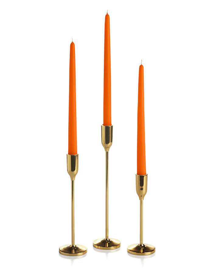 36 Taper Candles and 36 Gold Virtu Candlesticks - Image 26
