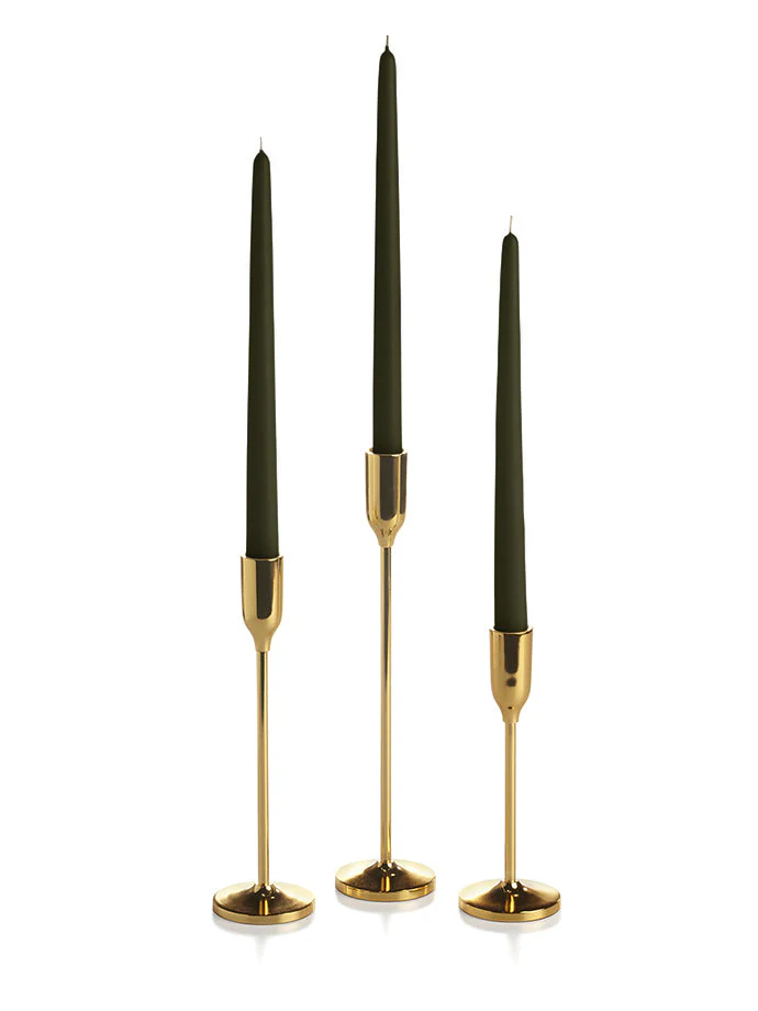 36 Taper Candles and 36 Gold Virtu Candlesticks - Image 46