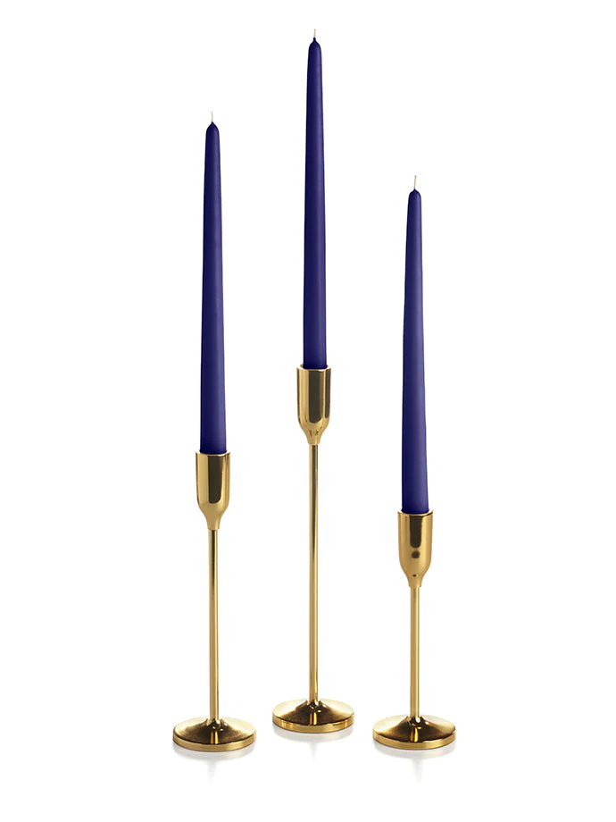 36 Taper Candles and 36 Gold Virtu Candlesticks - Image 5
