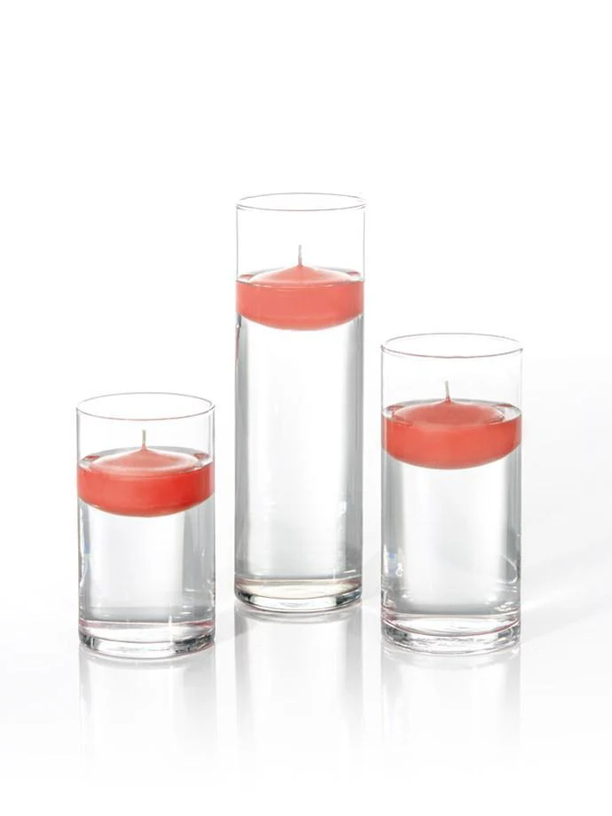 36 Floating Candles and Cylinder Vases - Image 26
