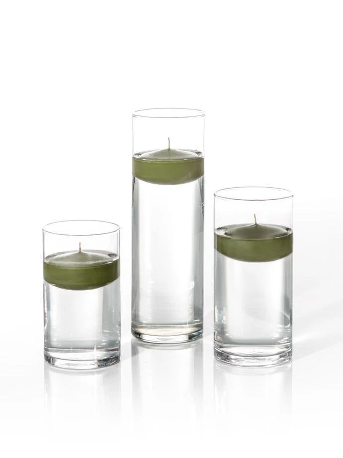 36 Floating Candles and Cylinder Vases - Image 35