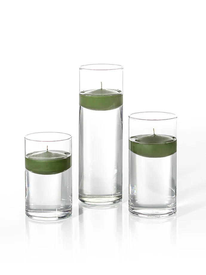 36 Floating Candles and Cylinder Vases - Image 82
