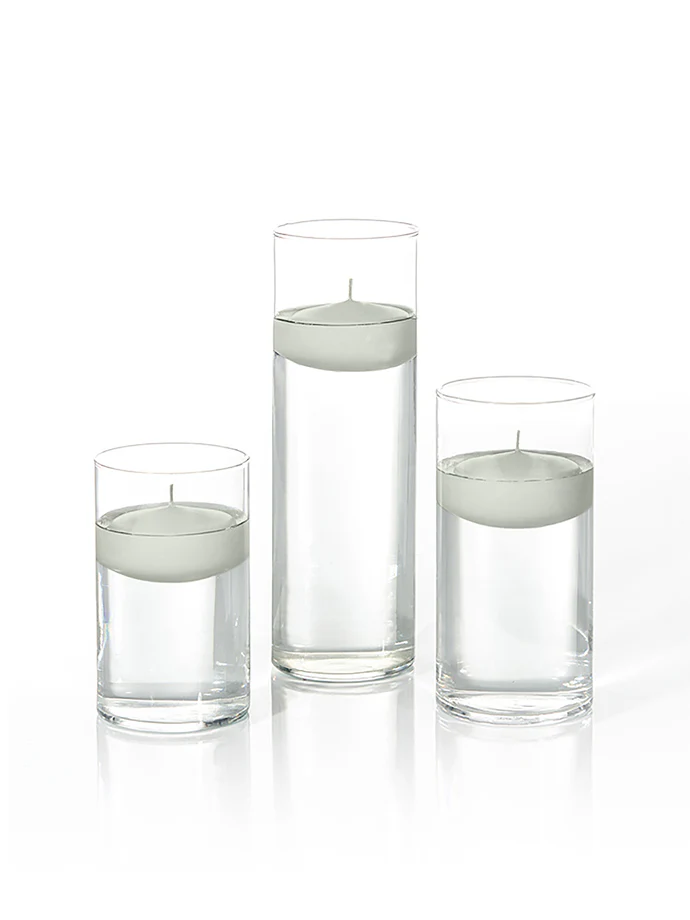 36 Floating Candles and Cylinder Vases - Image 98