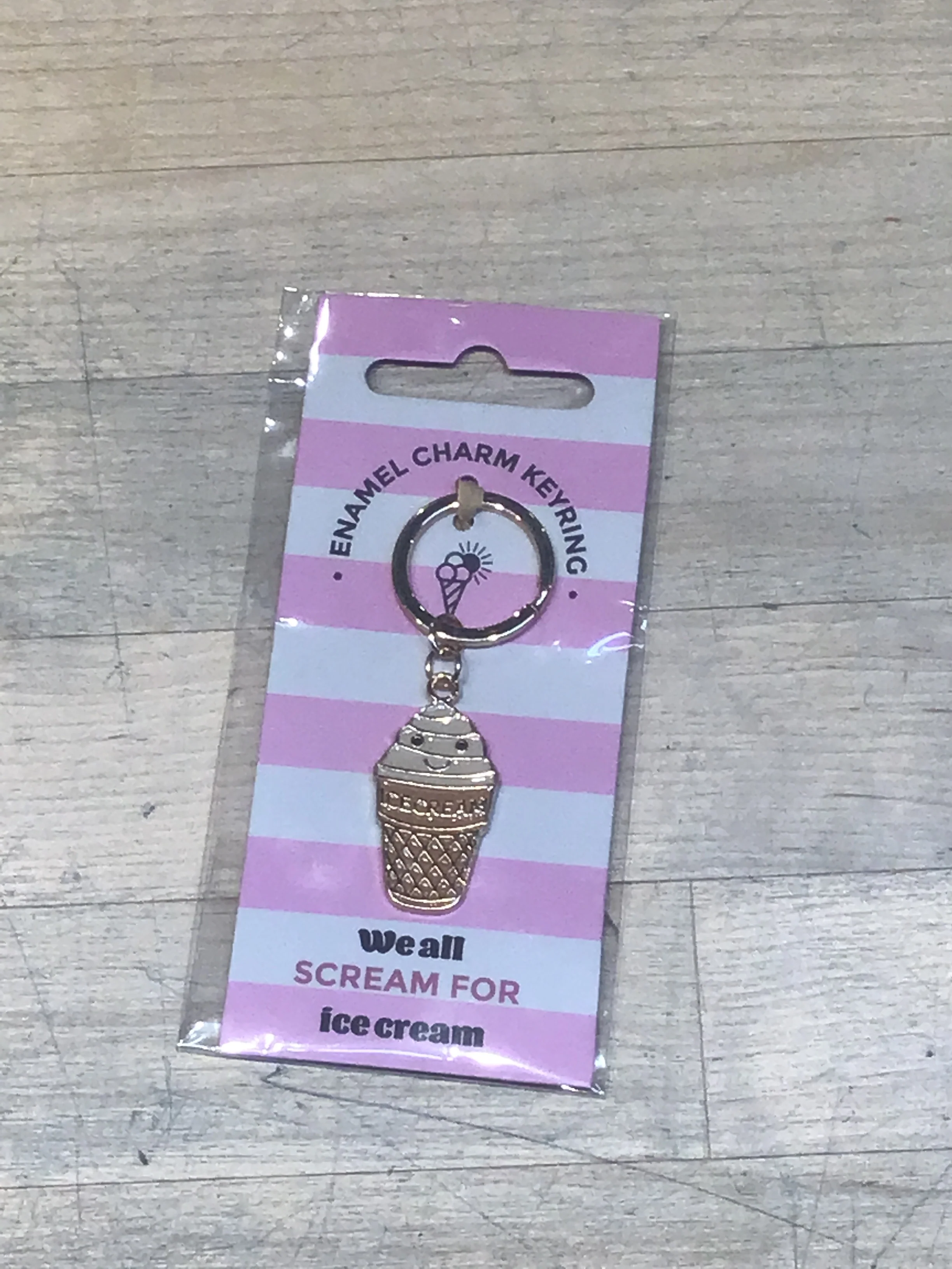 Something Different - Ice Cream Cone Keyring