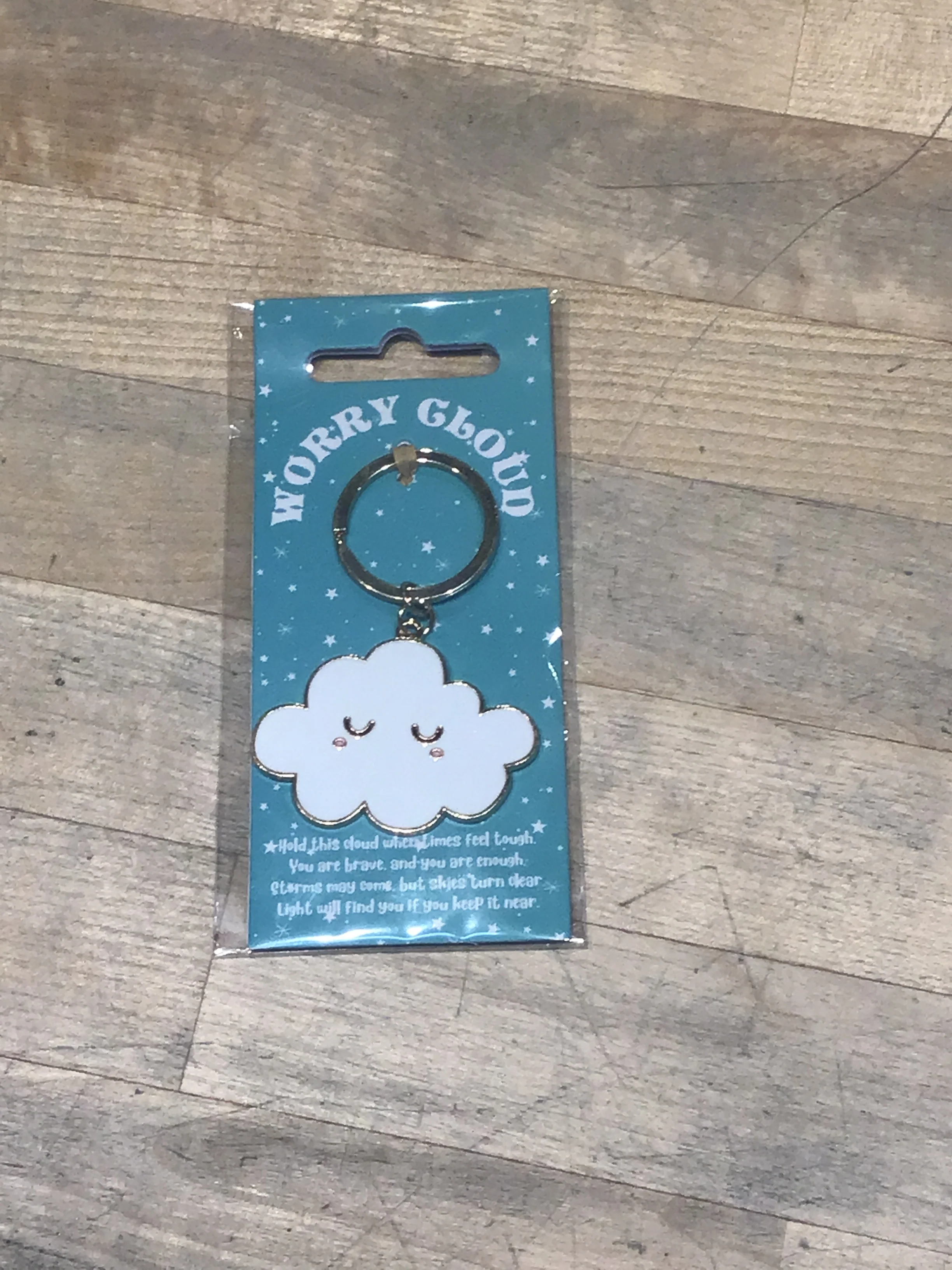 Something Different - Worry Cloud Keyring